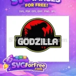 Free Black Roaring Free Red Yellow Anime Godzilla Free SVG - Instant Download