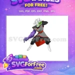 Free Smirking Zamasu Free Corrupted Arm DBS Anime Free SVG - Instant Download