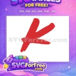 Free Vibrant Red Brush Free Number One Anime SVG Free SVG - Instant Download