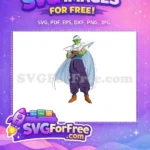 Free Green Piccolo Free White Cape DBZ ANIME Free SVG - Instant Download