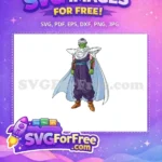 Free Green Piccolo Turban Free Purple Gi Cape DBZ Anime Free SVG - Instant Download