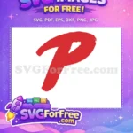 Free Bold Red Brush Stroke Free Anime Inspired Dynamic Graphic Free SVG - Instant Download