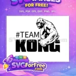 Free Black Gorilla Free Team Kong Anime Film Free SVG - Instant Download