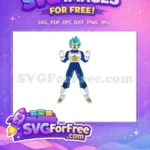 Free Super Saiyan Blue Free Angry Vegeta ANIME Free SVG - Instant Download