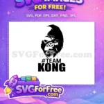 Free Fierce Gorilla Free Black Anime Team Kong Free SVG - Instant Download