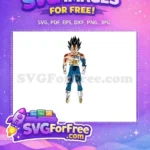 Free Ultra Ego Vegeta Free Battle Damaged DBZ Free SVG - Instant Download