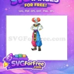 Free Mischievous Clown Free Colorful DragonBall ANIME Free SVG - Instant Download