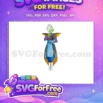 Free Green Zamasu Free Purple Robe Dragon Ball ANIME Free SVG - Instant Download