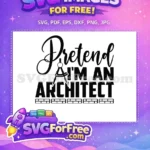Free Architect Compass Free Brick Wall Pretend Architect Free SVG - Instant Download