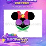 Free Red Fork Bow Free Purple Mermaid Ariel Free SVG - Instant Download