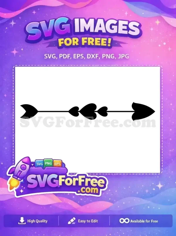 A striking free fish skeleton arrow design, bold black, perfect for unique graphic projects. Grab this free SVG!