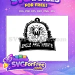 Free Angry Black Eagle Head Free Fierce Eagle Fang Karate ANIME Free SVG - Instant Download