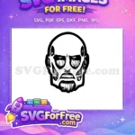 Free Angry Free Colossal Attack on Titan Free Anime SVG - Instant Download