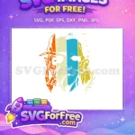 Free Colorful Abstract Face Free Cloud Strife Anime Final Fantasy Free SVG - Instant Download