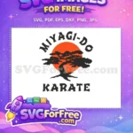 Free Orange Sun Bonsai Tree Free Miyagi-Do Karate Anime Free SVG - Instant Download