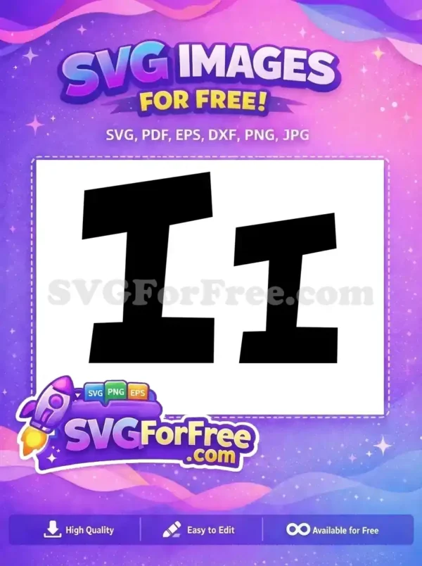 A free SVG featuring two bold, angled black letter 'T's, one large and one small, on a white background, ideal for diverse design needs.