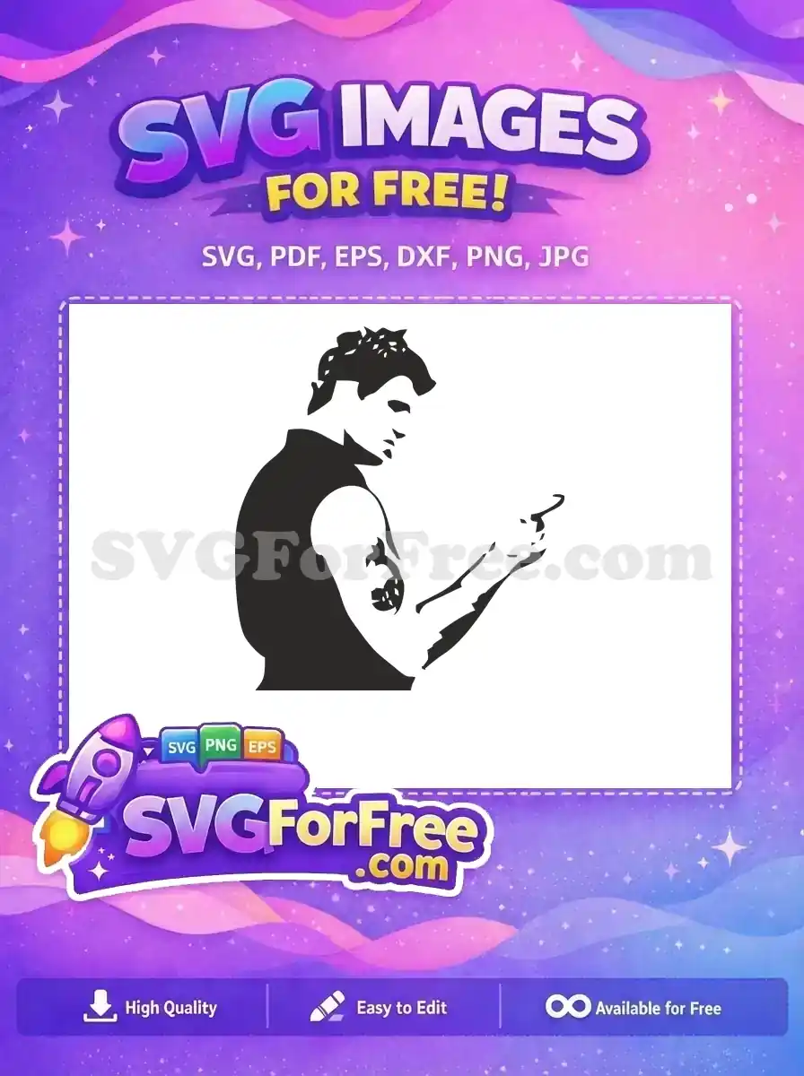 A free design featuring a powerful black and white graphic of a man pointing, ideal for bold statements and free projects.