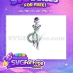 Free Frieza Free Menacing white purple DragonBallZ Free SVG - Instant Download