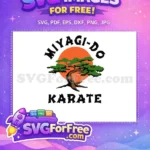 Free Green Bonsai Free Orange Sun Miyagi-Do Karate Anime Free SVG - Instant Download