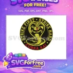 Free Yellow Cobra Fierce Free Red Tongue Cobra Kai Anime Free SVG - Instant Download