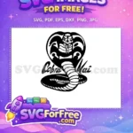 Free Angry Cobra Free ANIME Style Cobra Kai Free SVG - Instant Download