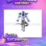 Free Blue Armored Free Menacing Cooler Dragon Ball Free SVG - Instant Download
