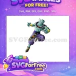 Free Angry Champa Free Purple DBS Anime Free SVG - Instant Download