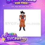Free Goku Free Orange Dragon Ball Z ANIME Free SVG - Instant Download
