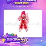 Free God Goku Free red hair Dragon Ball Super ANIME Free SVG - Instant Download