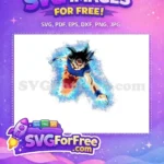 Free Focused Goku Free Ultra Instinct Dragon-Ball ANIME Free SVG - Instant Download