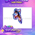 Free Ultra Instinct Free Goku Power Anime Design Free SVG - Instant Download