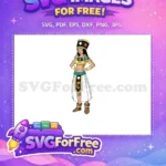 Free Confident Helles Free Gold Teal Dragon Ball Super ANIME Free SVG - Instant Download