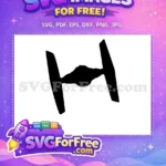 Free Imperial Fighter Free Galactic Empire Star Wars Free SVG - Instant Download