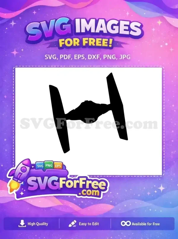 Free Imperial Fighter Free Galactic Empire Star Wars Free SVG Free Imperial Fighter Free Galactic Empire Star Wars Free SVG