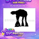Free Silhouette Walker Free Vehicle Star Wars Free SVG - Instant Download