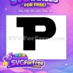 Free P Monogram Free Initial Star Wars Free SVG - Instant Download