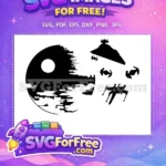 Free Death Star Free Star Destroyer Star Wars Free SVG 2 - Instant Download