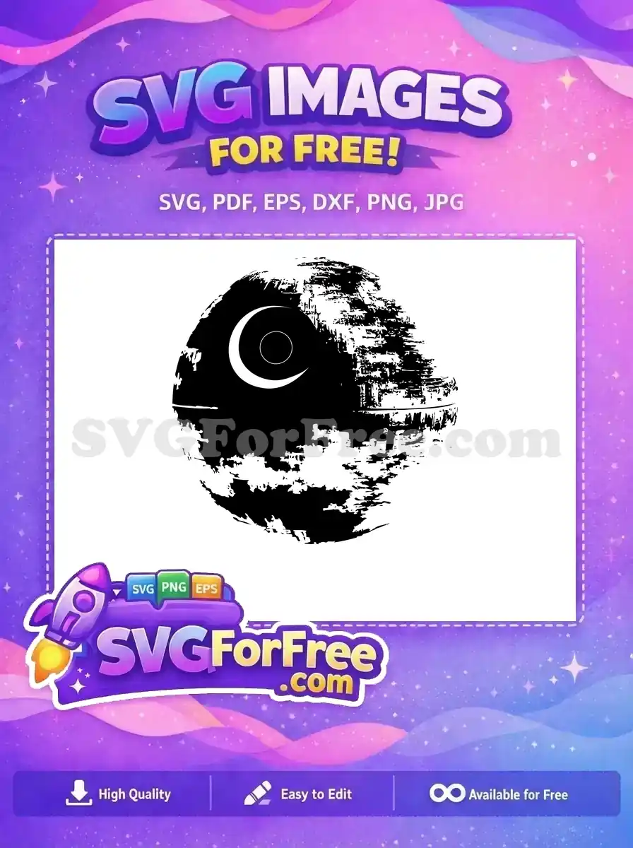 Free Death Star Free Galactic Empire Star Wars Free SVG 7