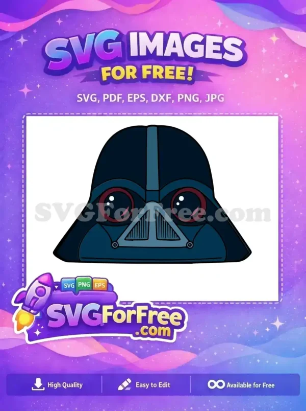 Free Dark Helmet Free Red Eyes Star Wars Free SVG 2