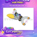 Free Angry Birds Bird Pilot Free X-Wing Fighter Star Wars Free SVG - Instant Download