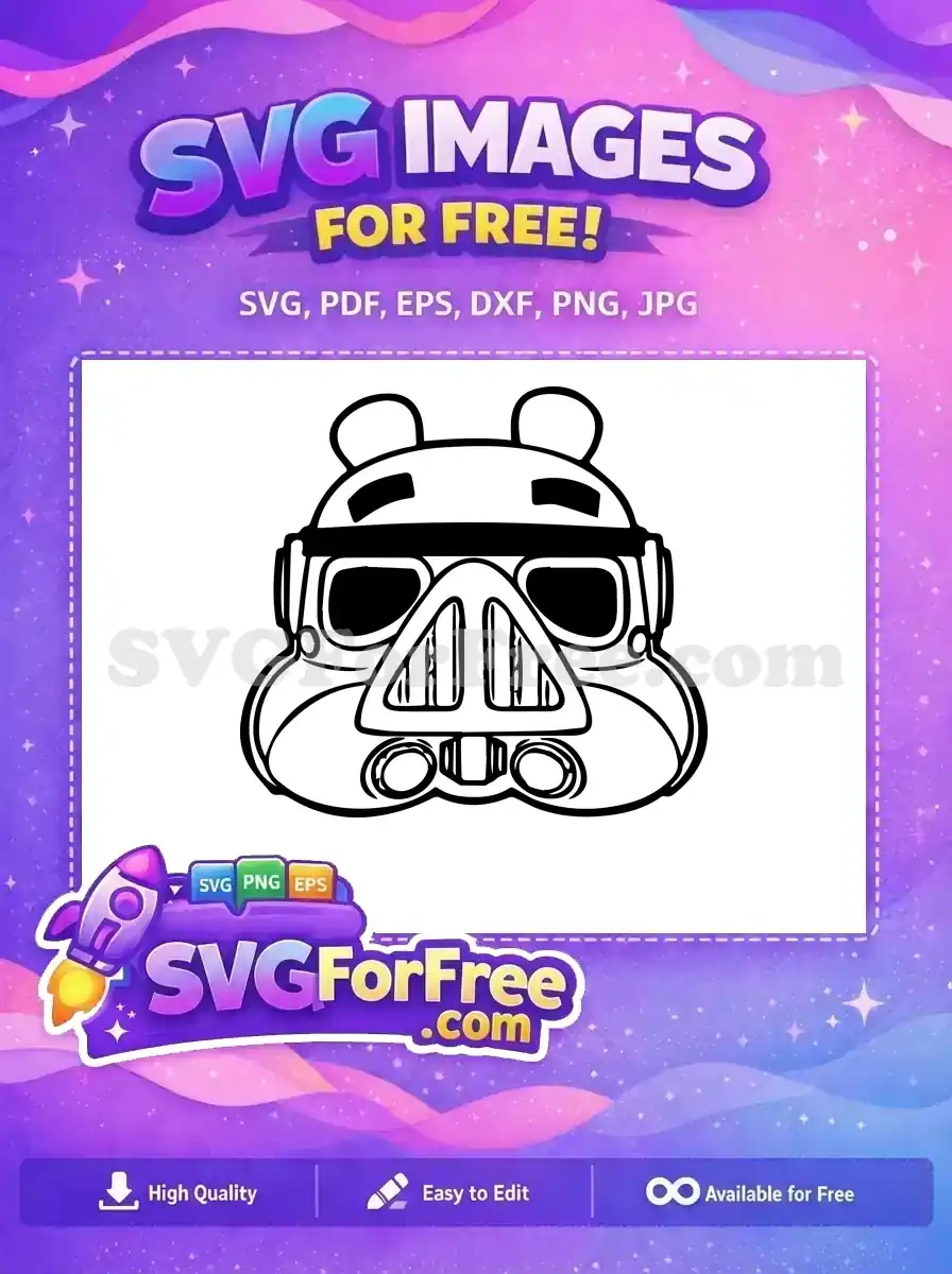 Free Angry Eyes Free Tropper Helmet Star Wars Free SVG