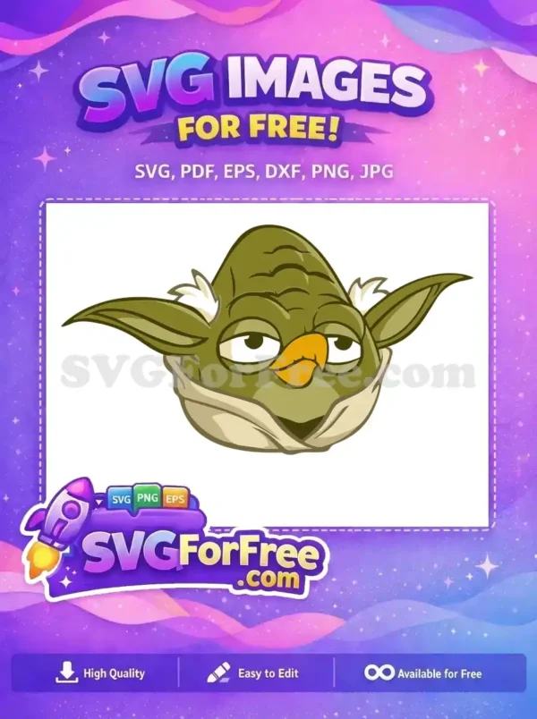 Free Sleepy Eyes Free Green Yoda Star Wars Free SVG Free Sleepy Eyes Free Green Yoda Star Wars Free SVG