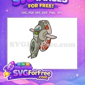 Free Angry Birds Boba Fett's Starship Free Green Pig Free Star Wars SVG