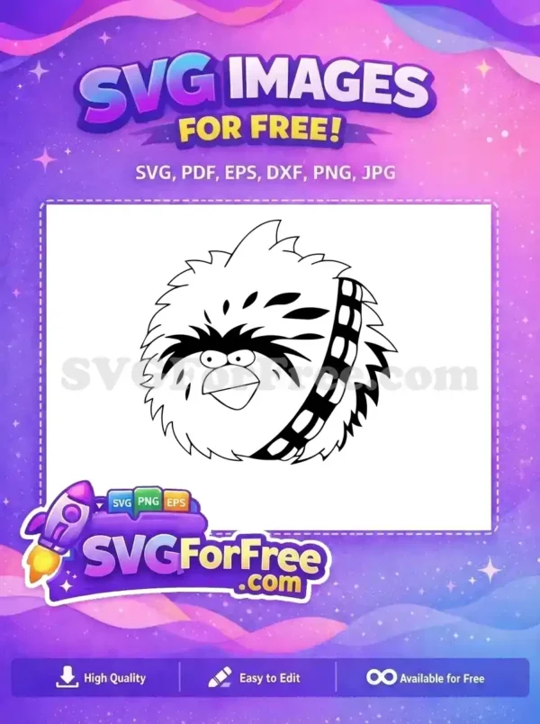 Free Angry Chewbacca Free Bandolier Star Wars Free SVG Free Angry Chewbacca Free Bandolier Star Wars Free SVG