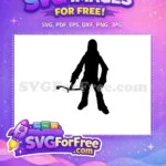 Free Wookiee Silhouette Free Bowcaster Weapon Star Wars Free SVG - Instant Download