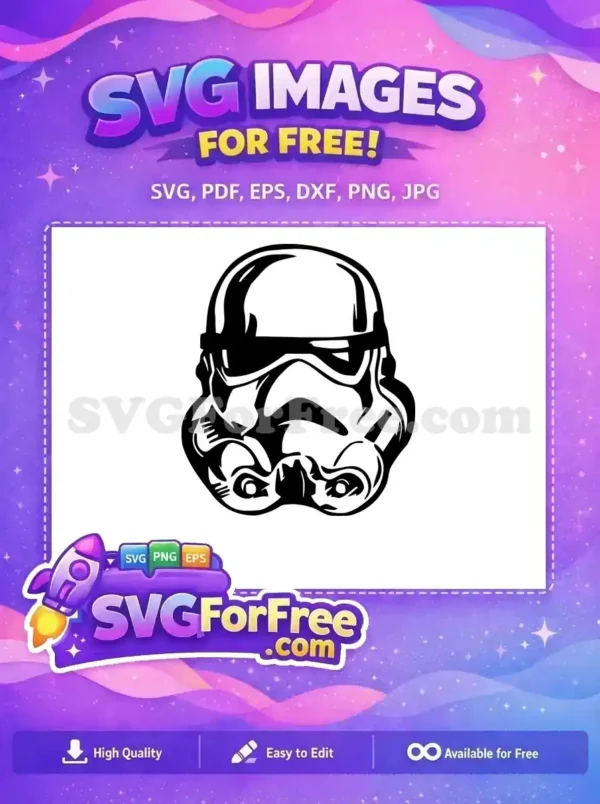 Free Helmet Detail Free Trooper Mask Star Wars Free SVG 2