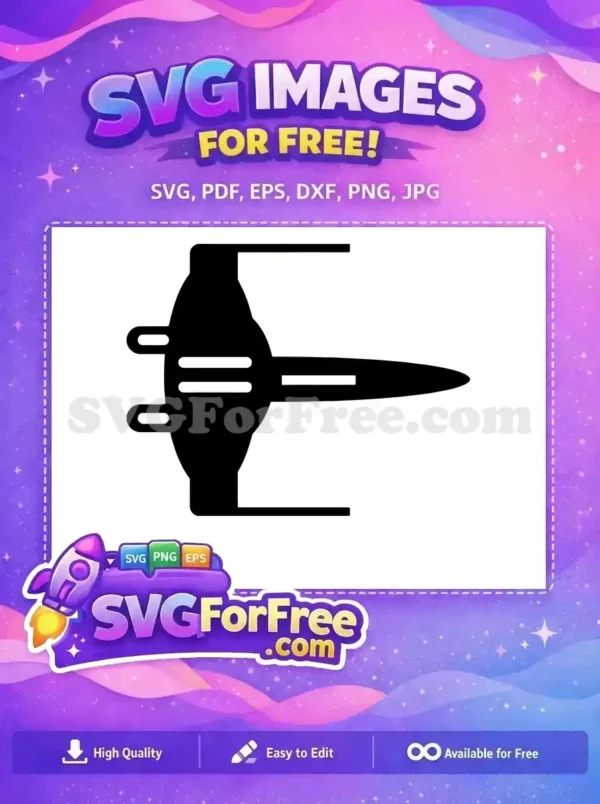 Free X-Wing Fighter Free Star Wars Spaceship Free SVG