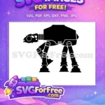 Free Detailed Walker Free Empire Vehicle Star Wars Free SVG - Instant Download