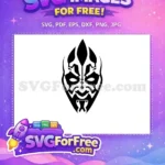 Free Horned Silhouette Free Sith Lord Star Wars Free SVG - Instant Download