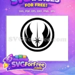 Free Jedi Order Symbol Free Galactic Republic Star Wars Free SVG 5 - Instant Download